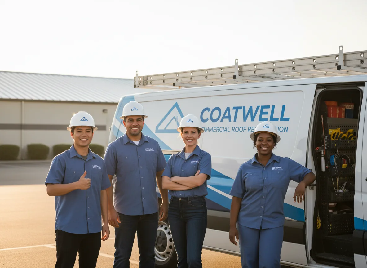 Commercial roof coating company in Bardwell, TX
